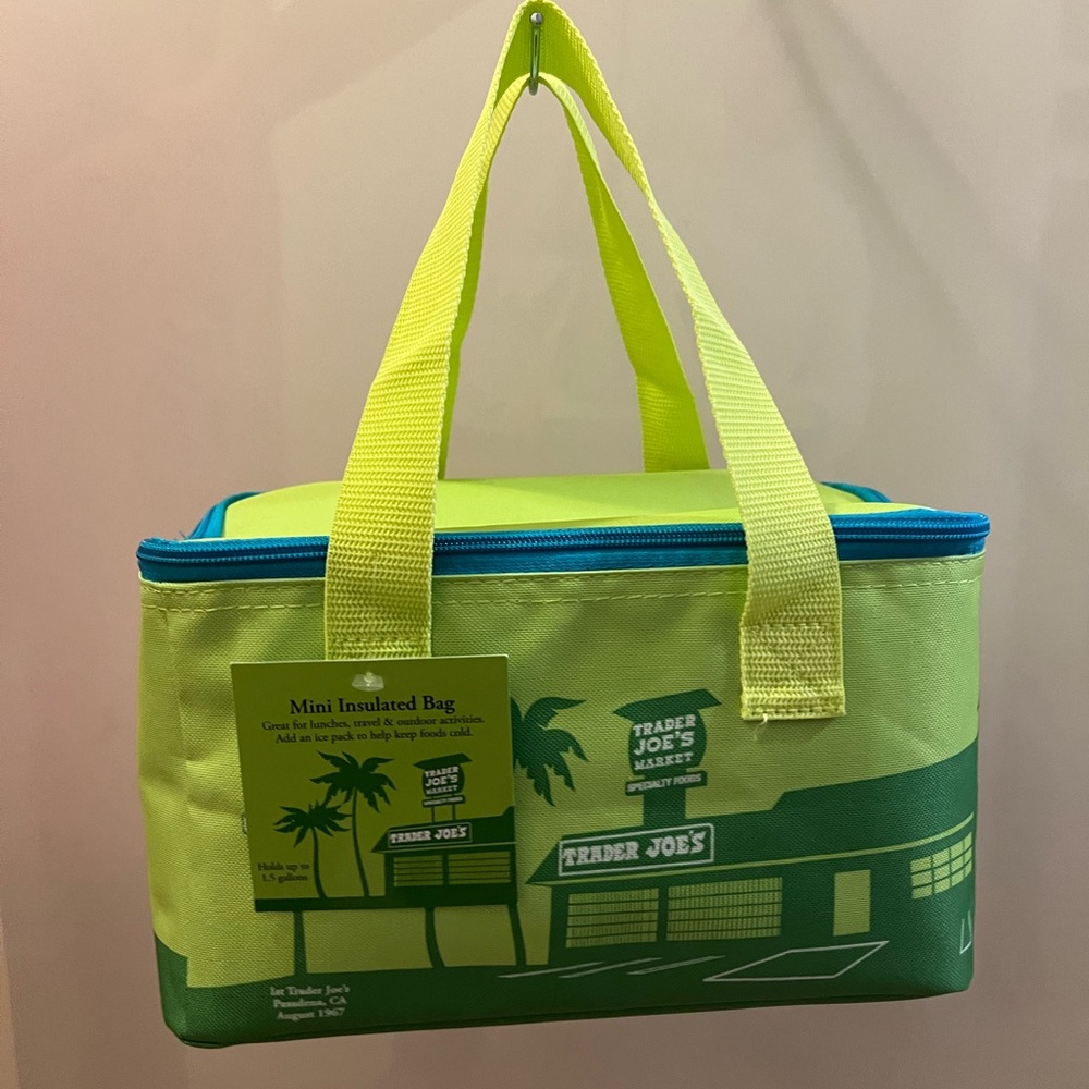 Trader Joe's Mini Insulated Bag in Lime Green 2026